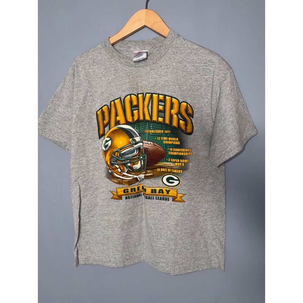 Green Bay Packers Football T‎ Shirt Mens Size Large NFL Graphic Tee